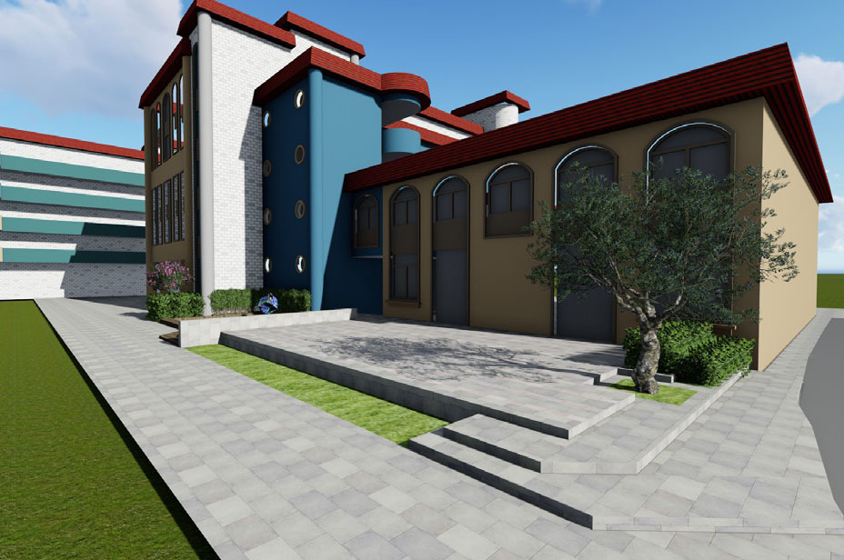 羅芳小學建筑外立面優(yōu)化