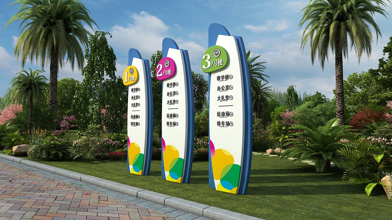 校園導(dǎo)視系統(tǒng)都有哪些分類？