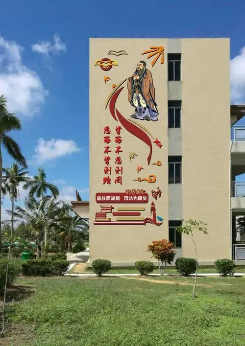 文化墻強烈的藝術表達，使其廣泛應用于現(xiàn)代裝飾