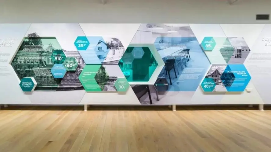 文化墻的設(shè)計(jì)更應(yīng)避免單一或雜亂的格調(diào)，讓它有著生動(dòng)的“姿態(tài)語言”